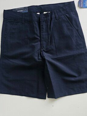 Nautica  Big Boys Uniform Lowell Stretch Moisture-Wicking Jogger Shorts Navy Si